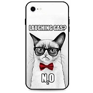 TopQ iPhone SE 2020 3D silicone Grumpy Cat 49722 - Phone Cover