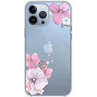 TopQ iPhone 13 Pro Max silicone Violet Blossom 65299 - Phone Cover
