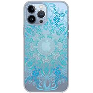 TopQ iPhone 13 Pro Max silicone Blue Mandala 65296 - Phone Cover
