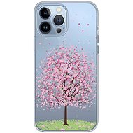 TopQ iPhone 13 Pro Max silicone Blossom Tree 65293 - Phone Cover
