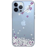 TopQ iPhone 13 Pro Max Silicone Sakura Blossoms 65291 - Phone Cover