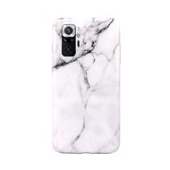 TopQ Xiaomi Redmi Note 10 Pro Silicone Marble White 57896 - Phone Cover