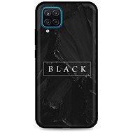 TopQ LUXURY Samsung A12 solid Black 57609 - Phone Cover