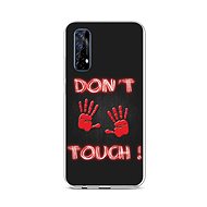 TopQ Realme 7 silicone Don't Touch Red 55038 - Phone Cover