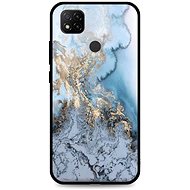 TopQ LUXURY Xiaomi Redmi 9C solid Marble Blue 53104 - Phone Cover