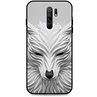 TopQ LUXURY Xiaomi Redmi 9 solid White wolf 50993 - Phone Cover