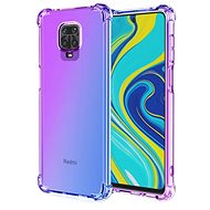 TopQ Xiaomi Redmi Note 9 Pro silicone Shock rainbow purple-blue 50165 - Phone Cover