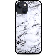 TopQ LUXURY iPhone 13 mini solid Marble White 64776 - Phone Cover