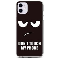 TopQ iPhone 11 silicone Don't Touch 44211 - Phone Cover
