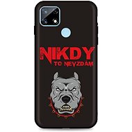 TopQ Realme 7i silicone I'll never give up 56881 - Phone Cover