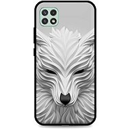 TopQ LUXURY Samsung A22 5G solid White Wolf 65326 - Phone Cover