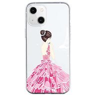 TopQ iPhone 13 mini silikón Pink Princess 64724 - Kryt na mobil