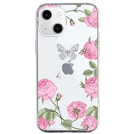 TopQ iPhone 13 mini silicone Peonies 64723 - Phone Cover