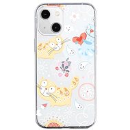 TopQ iPhone 13 mini silicone Happy Cats 64717 - Phone Cover