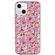 TopQ iPhone 13 mini silicone Pink Bunnies 64684 - Phone Cover