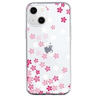 TopQ iPhone 13 silicone Pink Blossom 64665 - Phone Cover