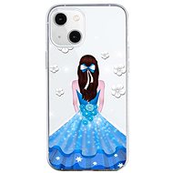 TopQ iPhone 13 silicone Blue Princess 64658 - Phone Cover