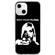 TopQ iPhone 13 silicone Don't Touch Gun 64627 - Phone Cover