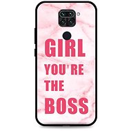 TopQ LUXURY Xiaomi Redmi Note 9 solid Girl Boss 52471 - Phone Cover