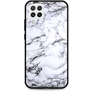 TopQ LUXURY Samsung A22 solid Marble White 65354 - Phone Cover