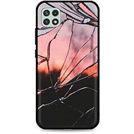 TopQ LUXURY Samsung A22 solid Pink Broken 65420 - Phone Cover