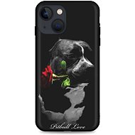 TopQ iPhone 13 mini silicone Pitbull Love 65519 - Phone Cover