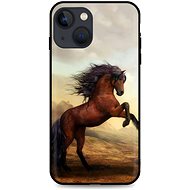 TopQ iPhone 13 mini silicone Brown Horse 65503 - Phone Cover