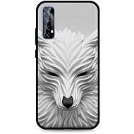 TopQ LUXURY Realme 7 Hard White Wolf 62013 - Phone Cover