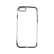 TopQ Frame iPhone SE 2020 silicone black 49621 - Phone Cover