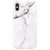 TopQ iPhone X Silicone Marble White 54073 - Phone Cover