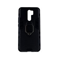 TopQ Xiaomi Redmi 9 durable black with ring 52281 - Phone Cover