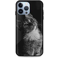 TopQ iPhone 13 Pro silicone Cute Cat 65559 - Phone Cover