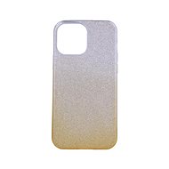 TopQ iPhone 13 Pro Max Glitter Silver-Orange 64230 - Phone Cover