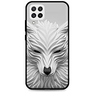 TopQ LUXURY Samsung A22 solid White wolf 65643 - Phone Cover