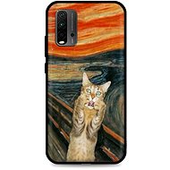 TopQ Xiaomi Redmi 9T silicone Scared Cat 65767 - Phone Cover