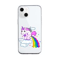 TopQ iPhone 13 Silicone Rainbow Disaster 64673 - Phone Cover