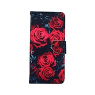 TopQ Samsung A12 Booklet Red Roses 60117 - Phone Case