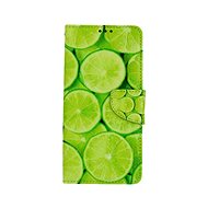 TopQ Samsung A12 book Lime 60115 - Phone Case