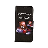 TopQ Samsung A12 book Don't Touch Bear 57036 - Phone Case