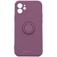Roar Amber iPhone 12 silicone purple 66234 - Phone Cover