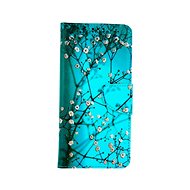 TopQ Realme C21 book Blue with flowers 60495 - Phone Case