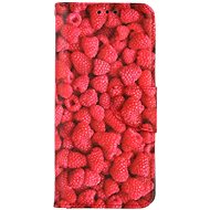 TopQ Samsung A22 booklet Raspberry 66263 - Phone Case