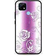 TopQ Realme C21 silicone Abstract Roses 61688 - Phone Cover