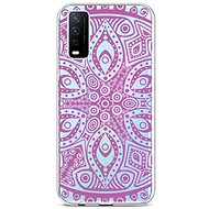 TopQ Vivo Y20s silicone Violet Mandala 66962 - Phone Cover