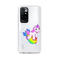 TopQ Xiaomi Redmi 10 silicone Flying Unicorn 66560 - Phone Cover