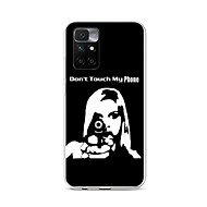 TopQ Xiaomi Redmi 10 silicone Don't Touch Gun 66517 - Phone Cover