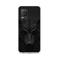 TopQ Realme 8 5G Silicone Black Wolf 66401 - Phone Cover