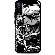 TopQ Vivo Y20s silicone Agressive Pitbull 67113 - Phone Cover
