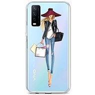 TopQ Vivo Y20s Silicone Lady 2 67018 - Phone Cover