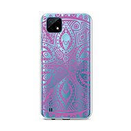TopQ Realme C21 silicone Violet Mandala 66816 - Phone Cover